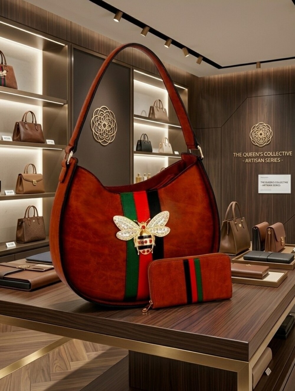 Lunar Elegance Luxury Designer Top Handle Tote Bag Collection